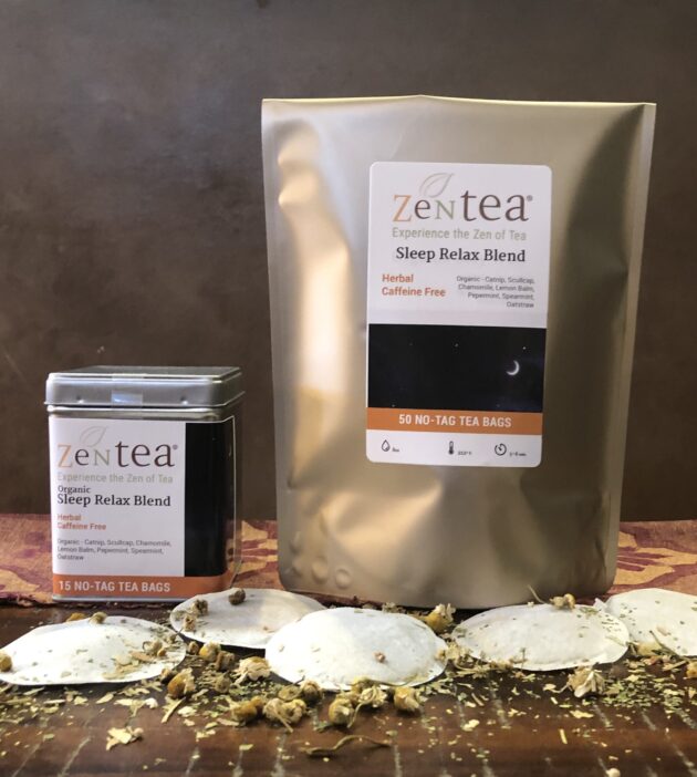 Sleep Relaxed- SleepyTime Tea - Organic-Caffeine Free-Herbal Tea Bag