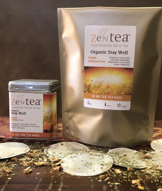 Stay Well- Caffeine Free- Organic- Herbal Tea Bag