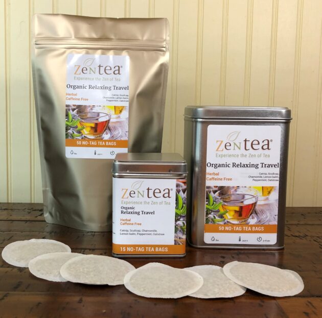 Relaxing Travel- Organic- Caffeine Free- Herbal Tea Bag